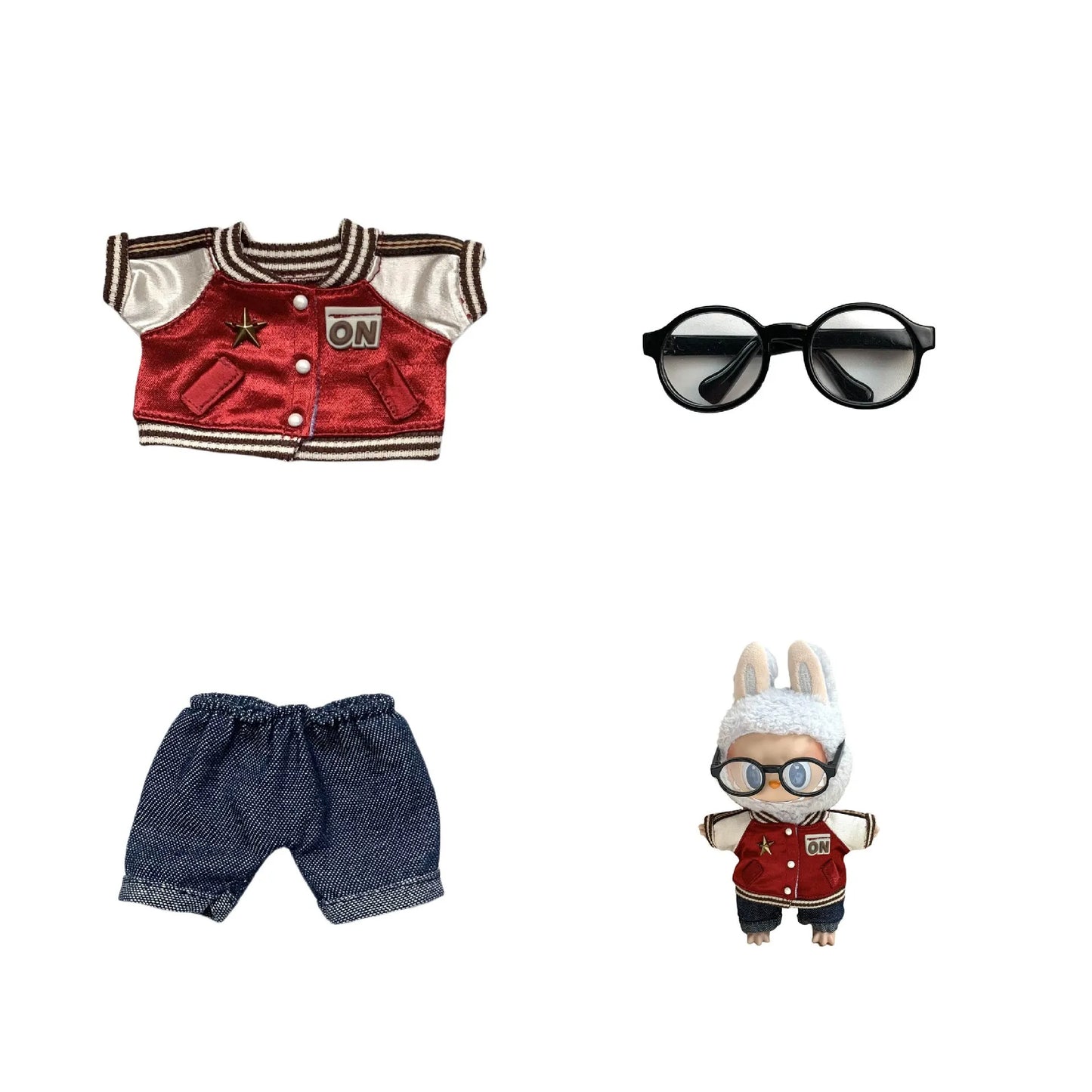 Labubu Idol Outfit V1 V2 – Kpop Doll Clothes & Accessories