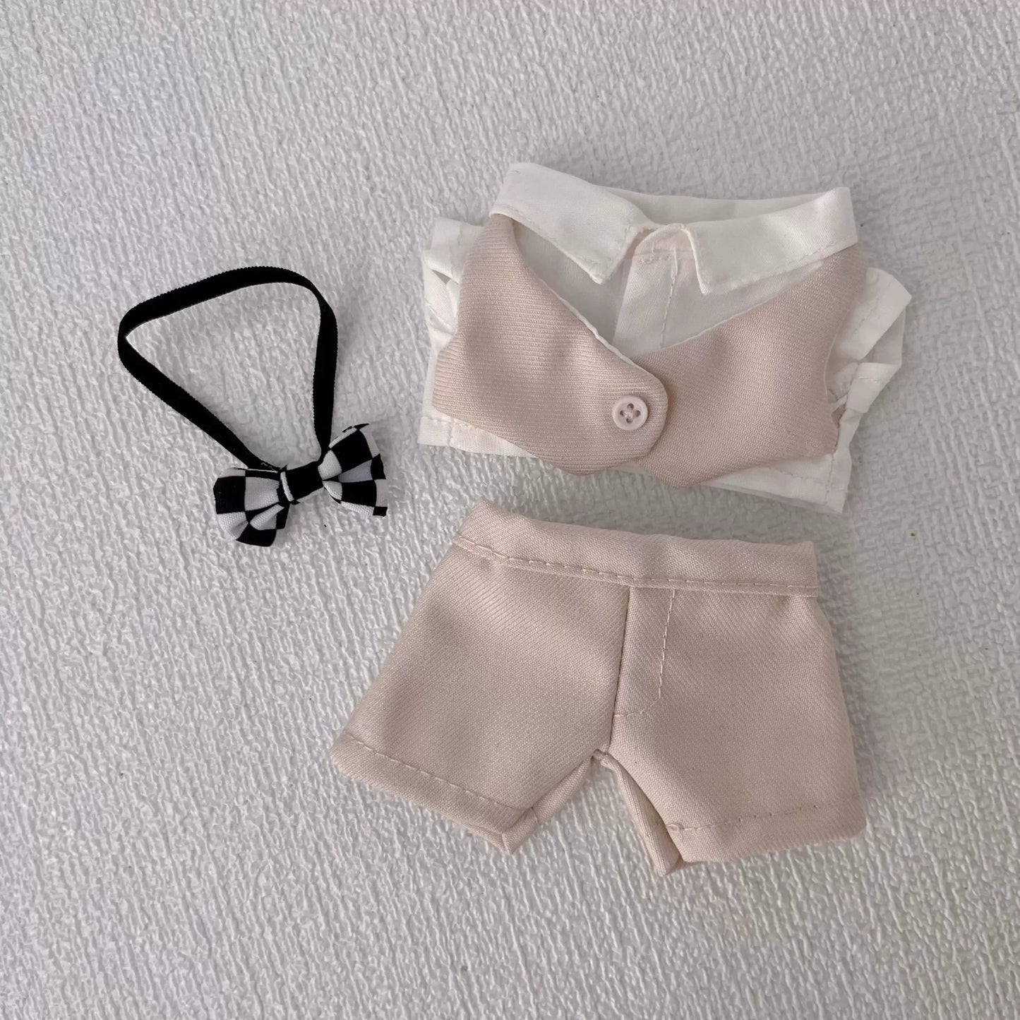 Labubu Wedding Dress Outfit 17cm – Doll Clothes & Pendant