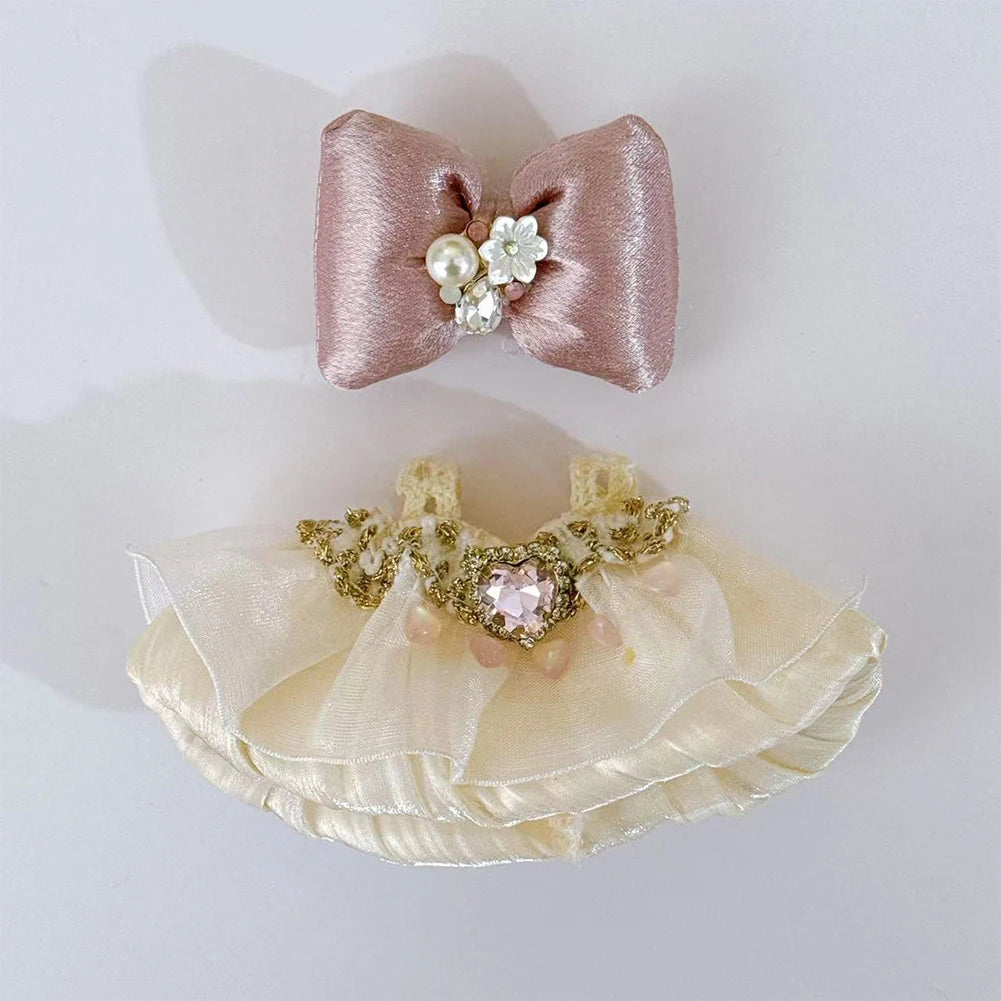 Labubu Kpop Idol Outfit V1 V2 – Strap Skirt Doll Clothes