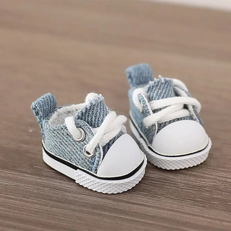 Labubu Shoes 15–17cm – Canvas Sneakers & Martin Boots