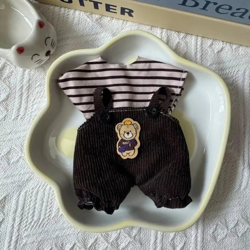 Labubu Hoodie Clothes 17cm – Cute Doll Outfit