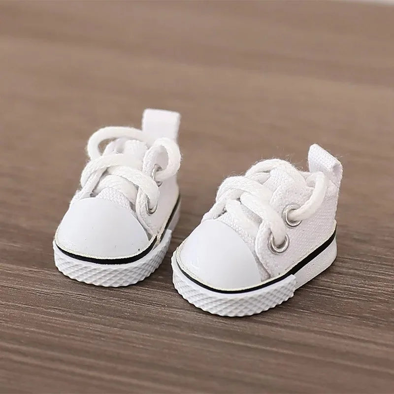 Labubu Shoes 15–17cm – Canvas Sneakers & Martin Boots