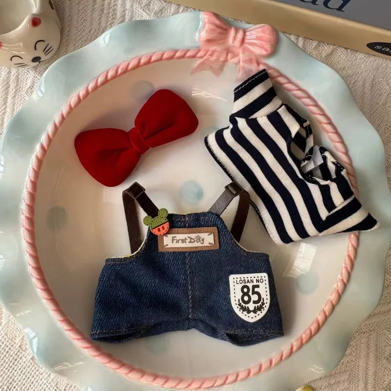 Labubu Hoodie Clothes 17cm – Cute Doll Outfit