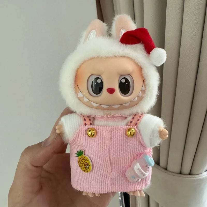 Labubu Hoodie Clothes 17cm – Cute Doll Outfit