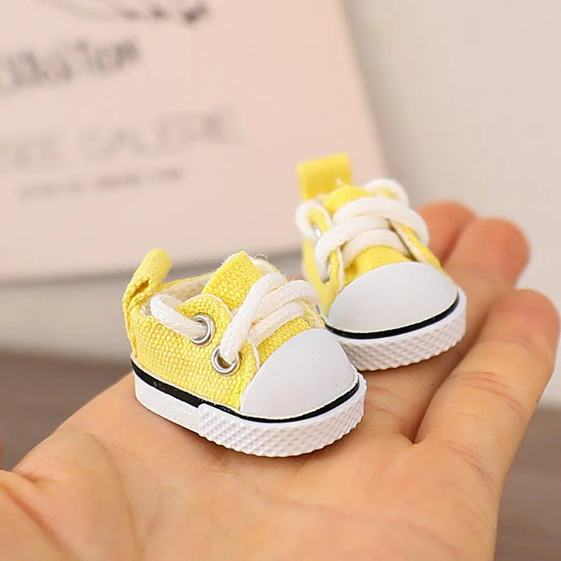 Labubu Shoes 15–17cm – Canvas Sneakers & Martin Boots