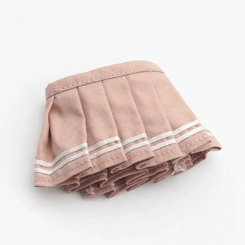 Labubu Uniform Outfit 15–17cm – Skirt, Sweater & Sunglasses