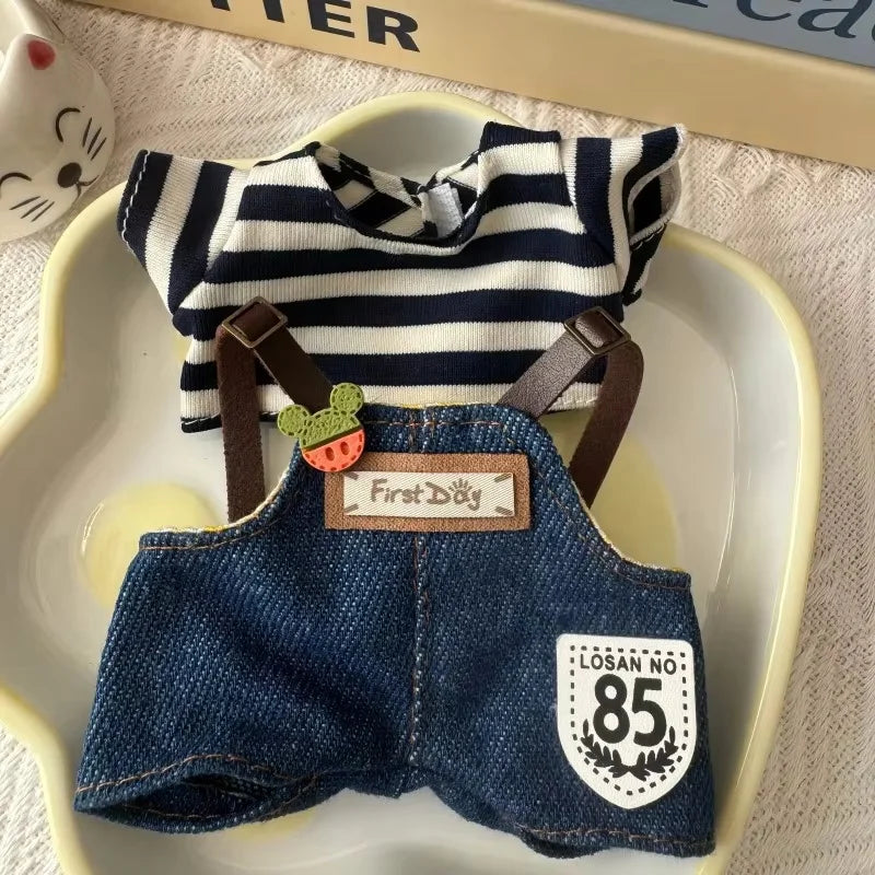 Labubu Hoodie Clothes 17cm – Cute Doll Outfit