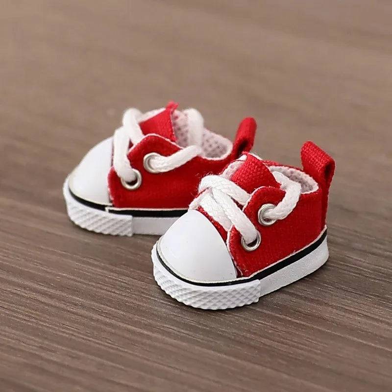 Labubu Shoes 15–17cm – Canvas Sneakers & Martin Boots