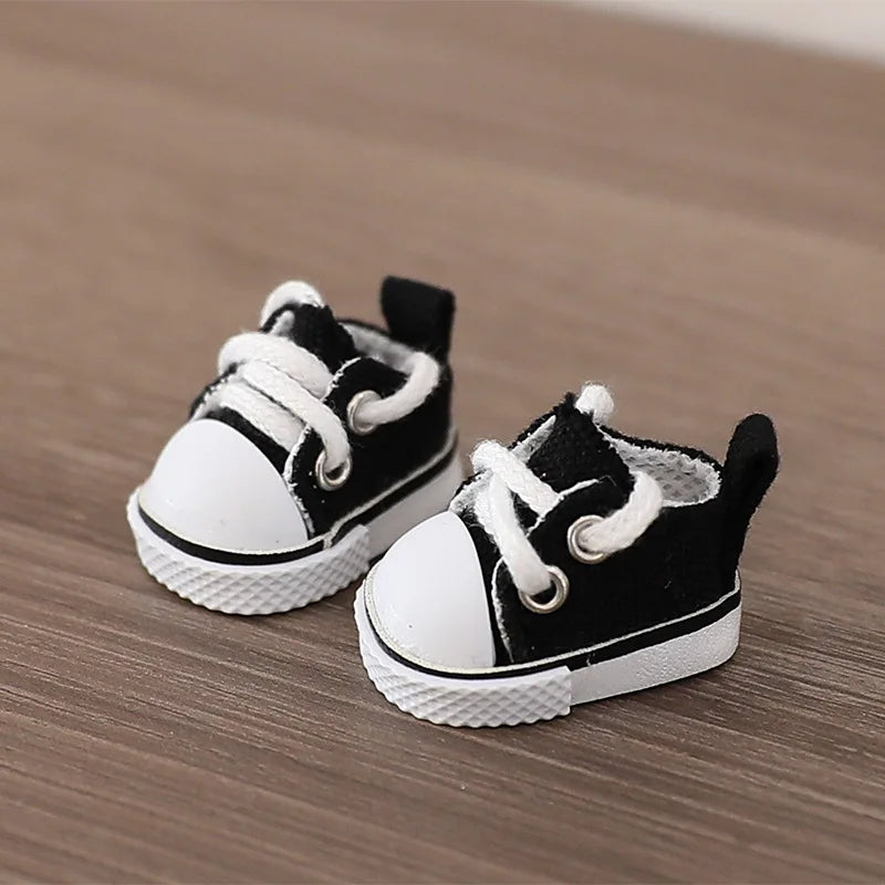 Labubu Shoes 15–17cm – Canvas Sneakers & Martin Boots