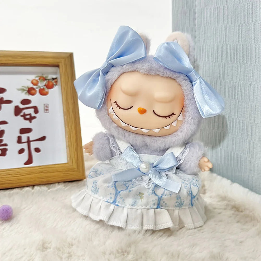 Labubu Kpop Idol Outfit V1 V2 – Strap Skirt Doll Clothes