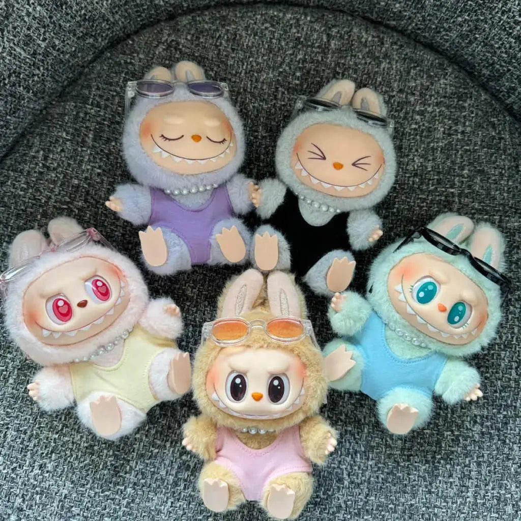 Labubu Keychain Doll – Fashion Plush with Sunglasses (15–17cm)