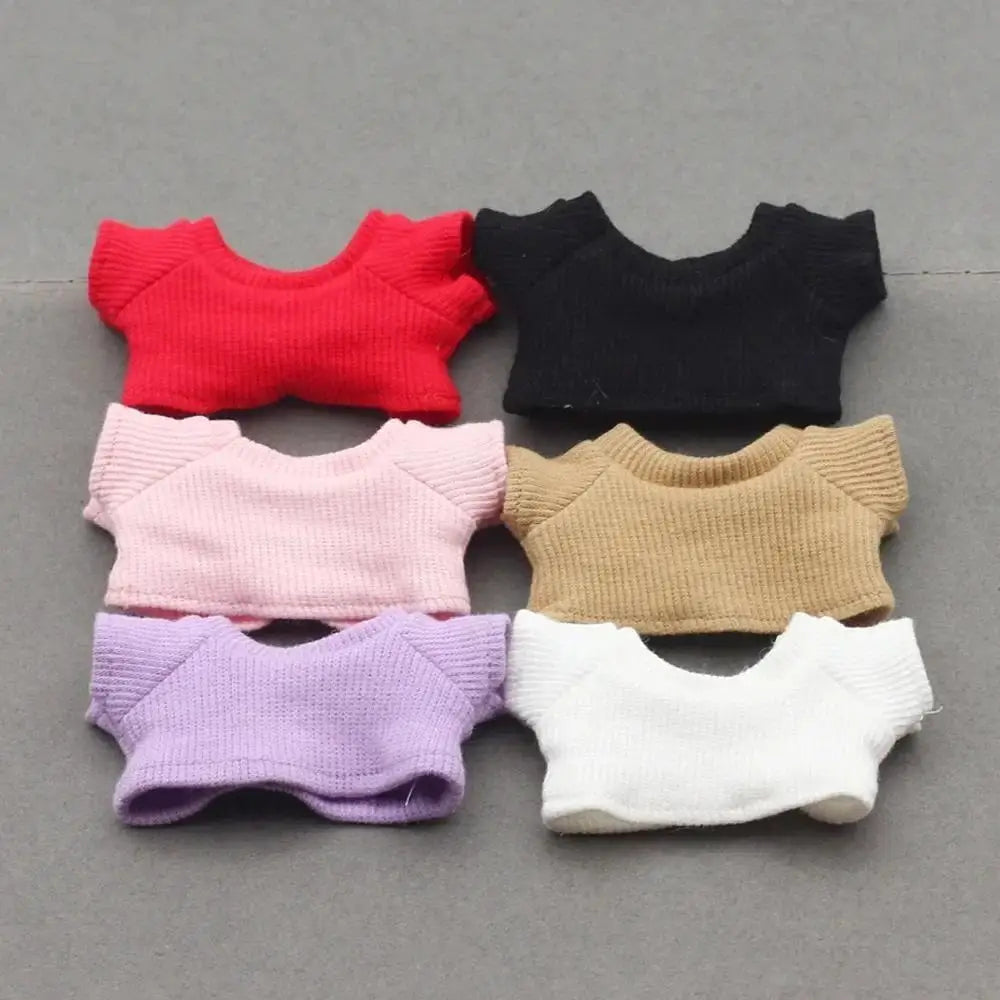 Labubu Uniform Outfit 15–17cm – Skirt, Sweater & Sunglasses